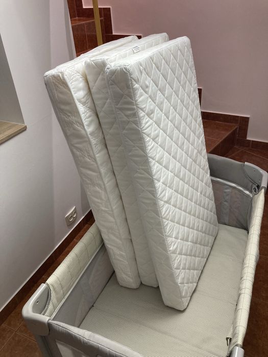 Pachet Co sleeping  Joie kubbie Sleep + 3 saltele  incluse (stare excelenta)