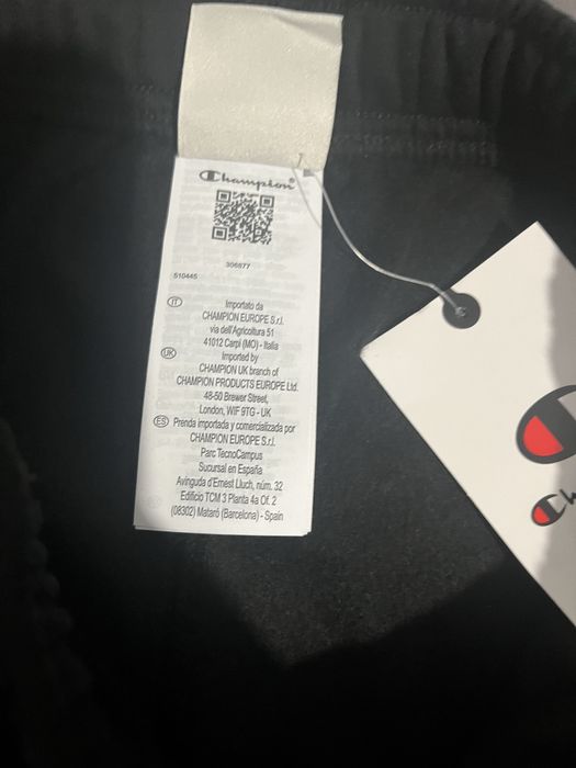 Черен панталон Champion 138-142cm