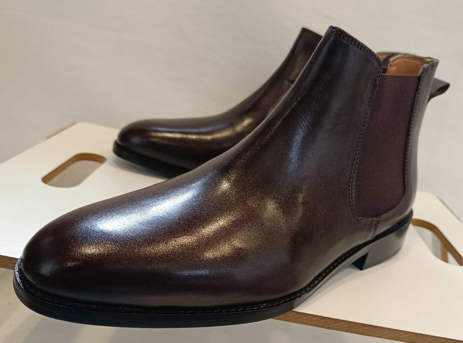 Ghete chelsea de lux plain toe La Maison Du Ch. NOI piele naturala