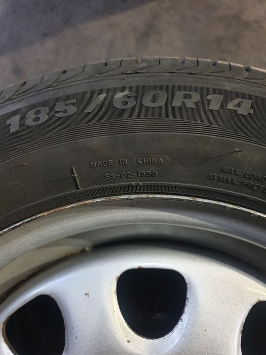 185/60R14/ джанти 4х100/
