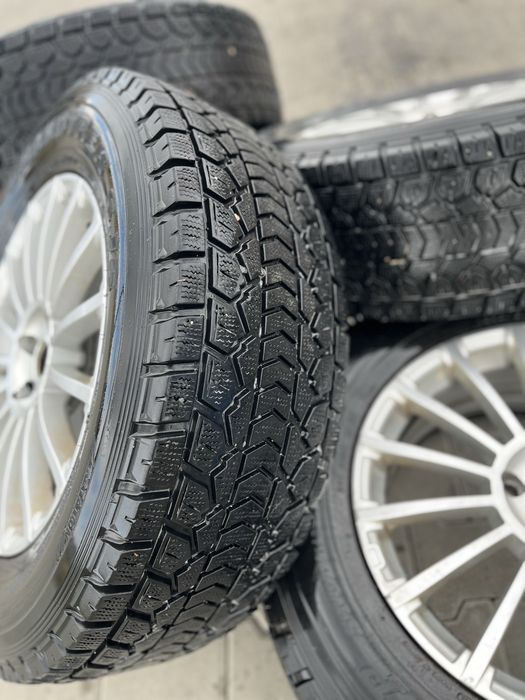Set 4 jante OZ Italia + anvelope de iarnă Dunlop Grandtrek SJ5 265/60 R18