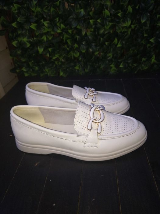 Mocasini pantofi de piele natura Flavia Pasini