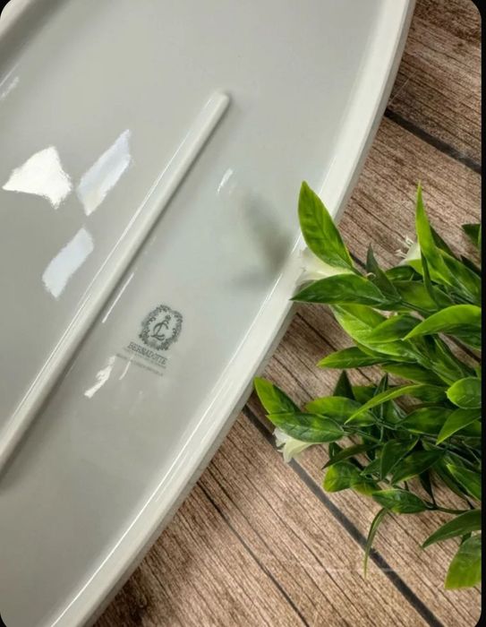 Фарфоровое блюдо 51см Мейсоновский букет Чехия