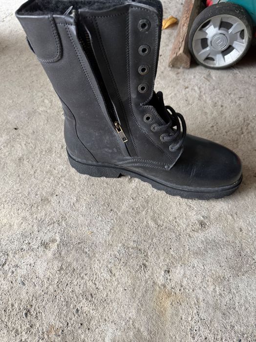 Bocanci militari iarna piele 100%