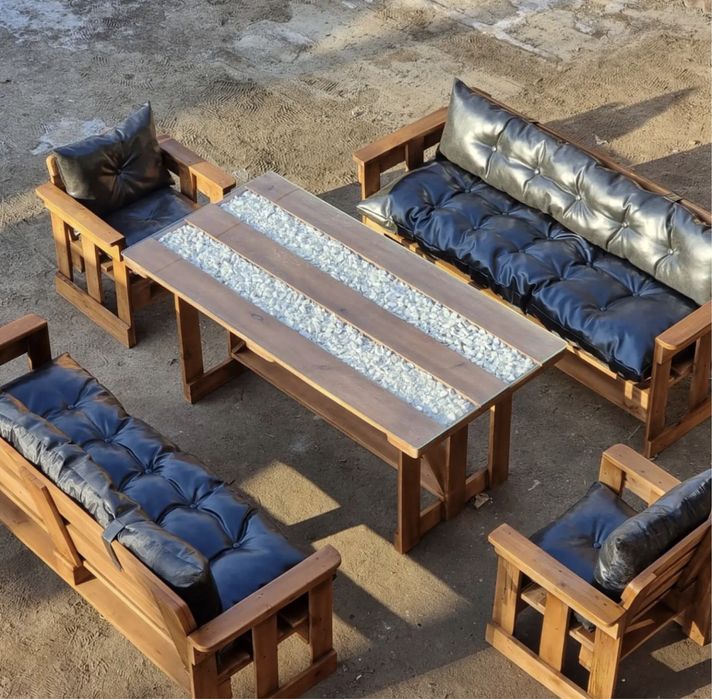 Мебель из поддонов и паллет. Кафе,летних площадок,бань,саун,дваров ...