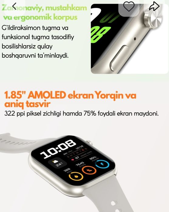 Smart soat HONOR CHOICE Watch 2i