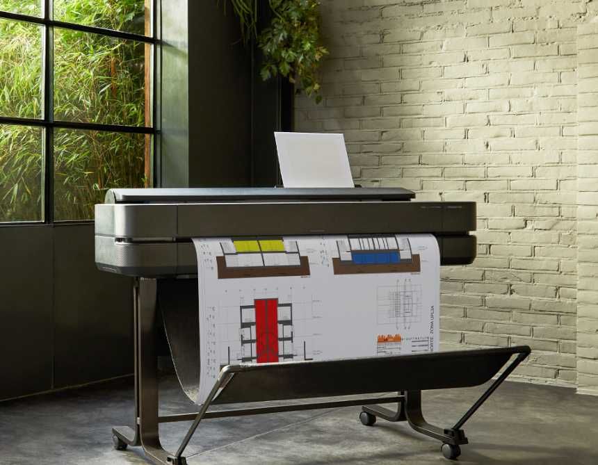 Плоттер HP DesignJet Т630 - архитектор, муҳандислар, дизайнерлар учун