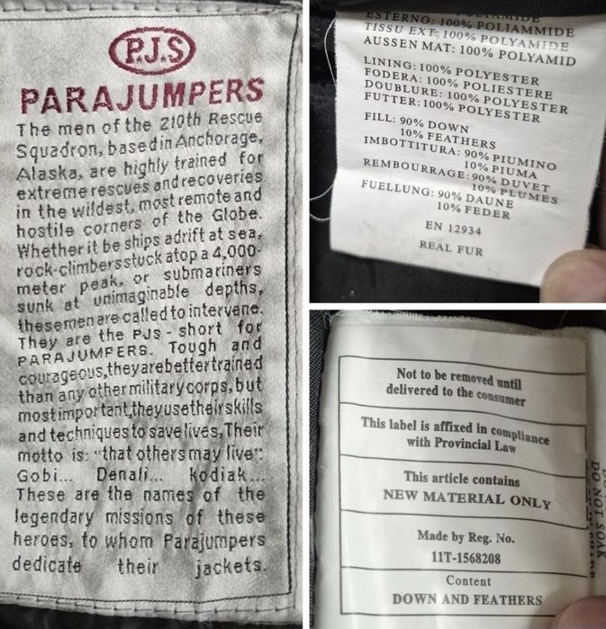 Geacă de lux 2 in 1 Parajumpers Masterpiece Series, Puf, Bărbați - M