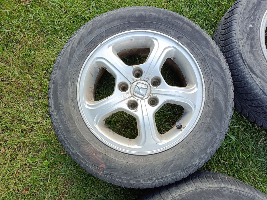 Jante/Roti Originale Honda 15 inch aliaj cu anvelope Nokian 195/65/15