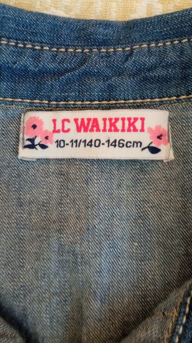 Дънкова риза 140-146 см.