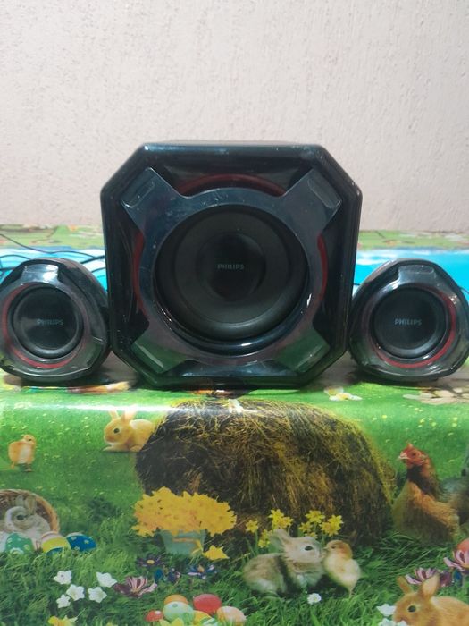 Sistem Philips subwoofer cu 2 sateliți