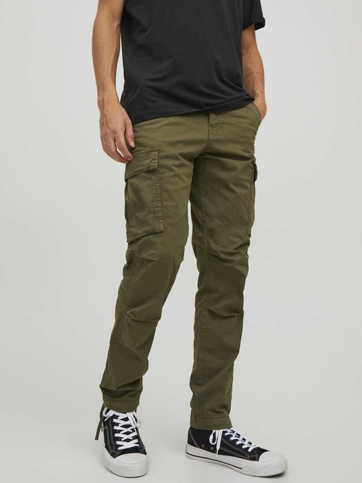 Карго панталон Jack & Jones Tucker Ama, Olive Night, 34W / 36L