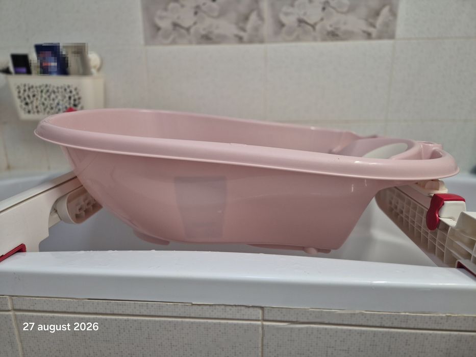 Cadita baie  Ok BABY cu suport pentru cadă
