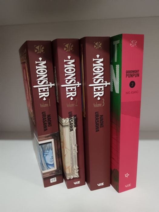 Manga на Monster vol. 1-3 и Goodnight punpun vol. 1
