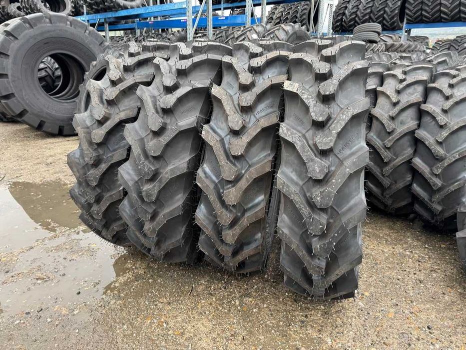 Cauciucuri noi de tractor spate 12.4-28 cu 12 pliuri PANTHER power