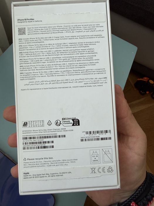 Iphone 16 pro nax 256GB