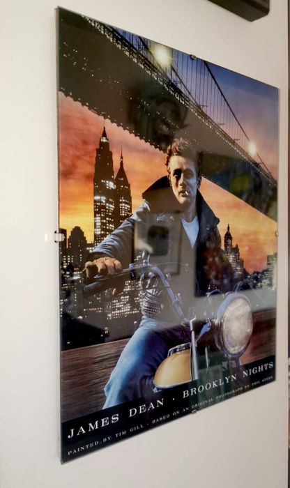 Снимка Декор за стена Джеймс Дийн  холивудска легенда Бруклинския мост