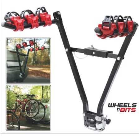 Вело стойка за багажник на автомобил с теглич - за две колела до 35 кг