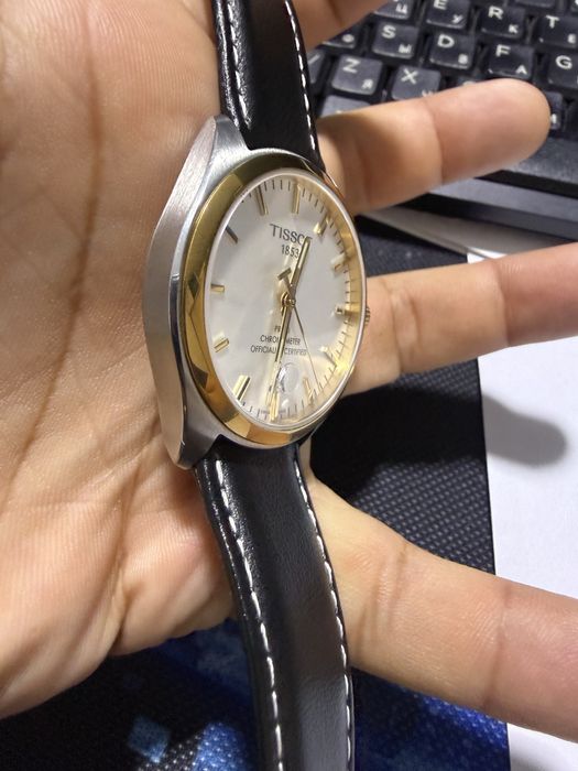 TISSOT PR100 Silver Dial Men's Brown T101451A