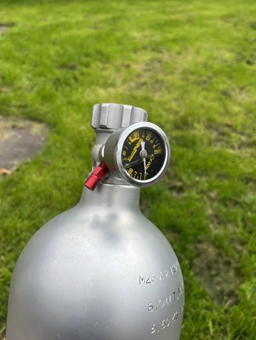 Алминиева Оргинална Нитро Бутилка NITROUS Wizards of Nos 11lb bottle