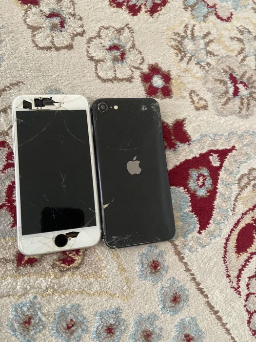 iPhone 7 и SE на запчасти оба разбиты