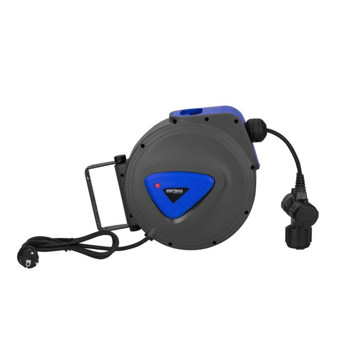 Cablu electric prelungitor cu tambur retractabil automat, 10m, 3 x 1.5