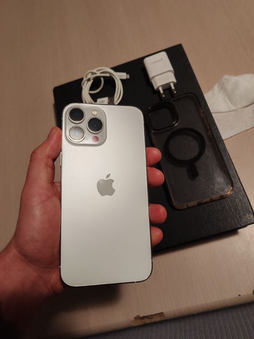 iPhone 13 Pro Max 256GB  9.5/10 | Încărcător, Husă & Folie | Baterie originalǎ 73%