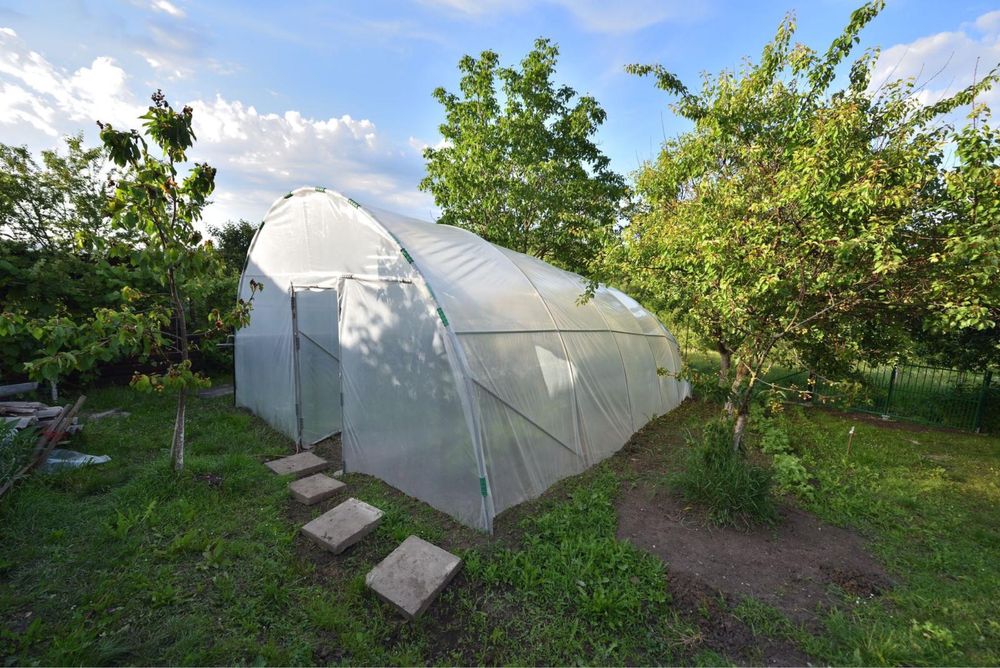 Sera/Solar legume gradina teava zincata galvanizata, folie 170 microni