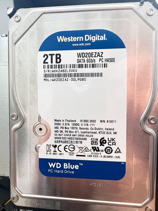 Hard WD 2 TB 100% srochna sotiladi garantiya bot, dastavka bor