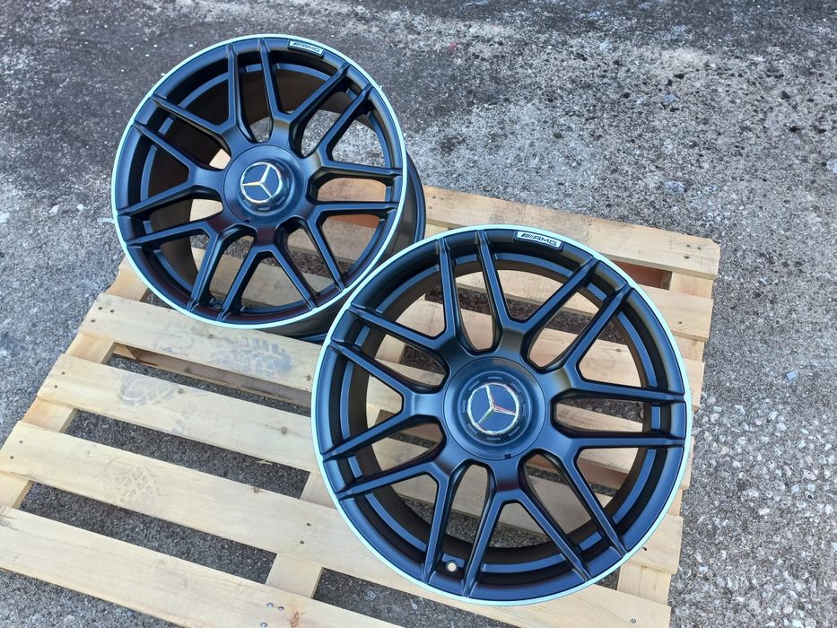 19"Mercedes Black Matt Lip 8.5j et35 9.5j et48 C E S Cls Class Спорт Пакет