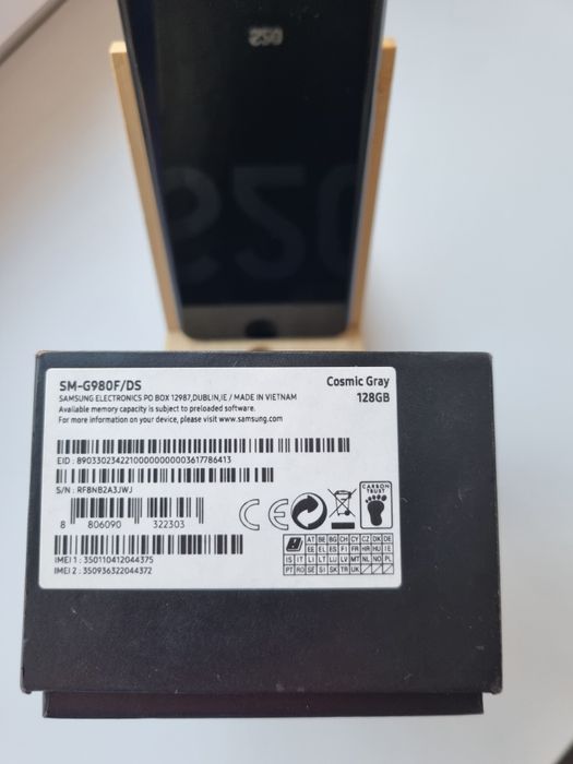 Samsung Galaxy S20 Cosmic Gray 128GB ca nou