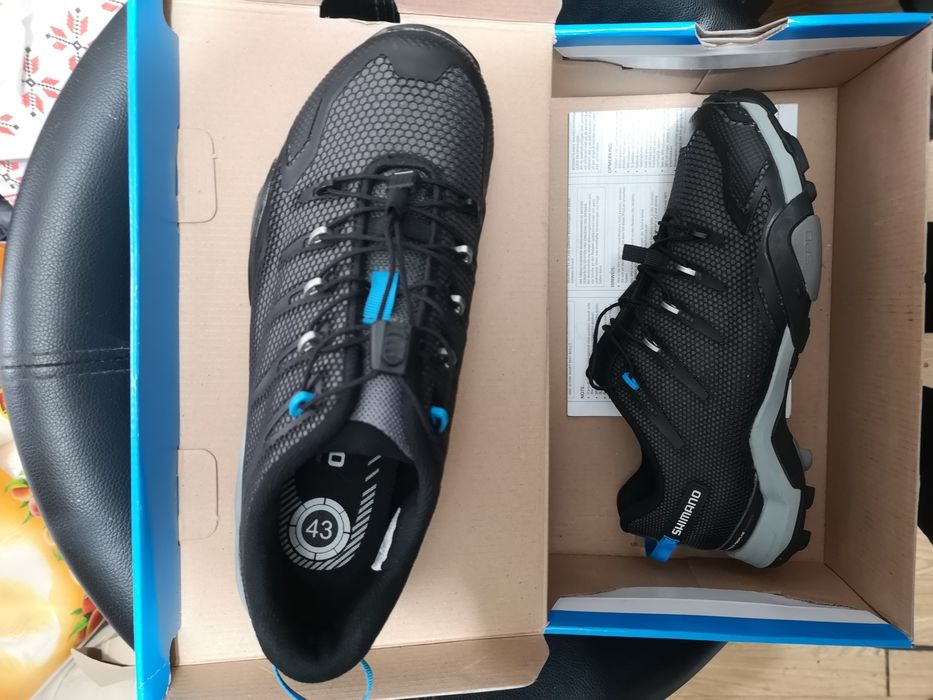 Papuci shimano spd bicicleta 43 Nou