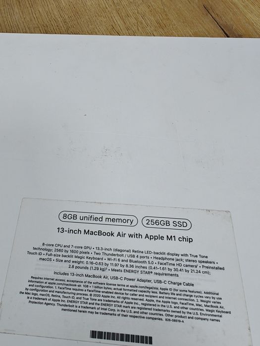 Apple MacBook Air M1 | Дисплей повреждён | 256гб
