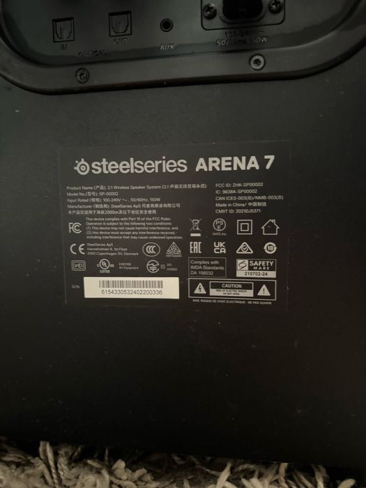 Vând subwoofer SteelSeries Arena 7