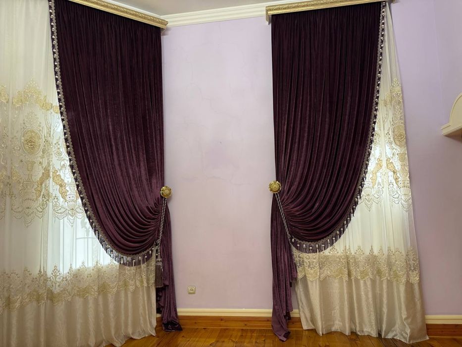 Продаю роскошные авторские шторы в идеальном состоянии