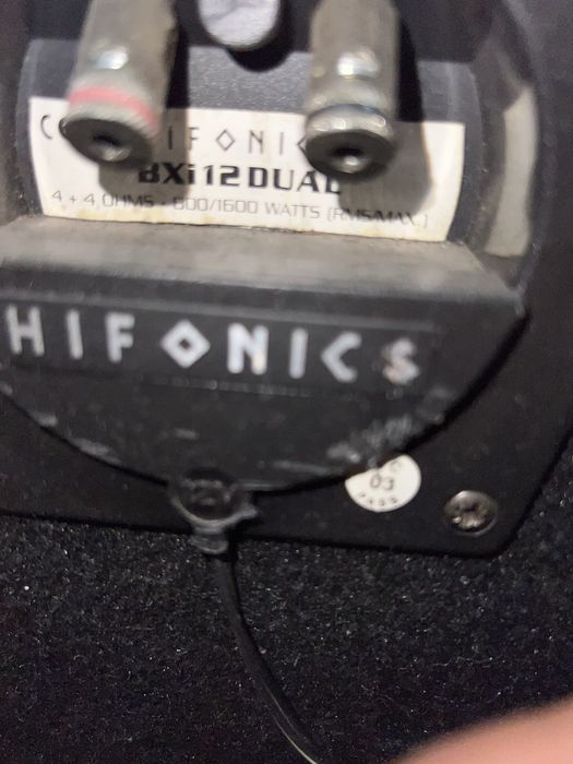 Subwoofer dual HIFONICS BRUTUS