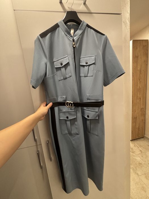 Спортна рокля с колан