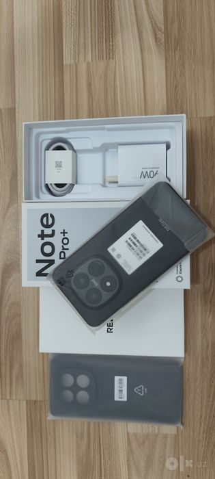 Redmi note 15 pro+ 5G 12+12/24/256 GB
100% оригинал. 
Имейкалари уткан