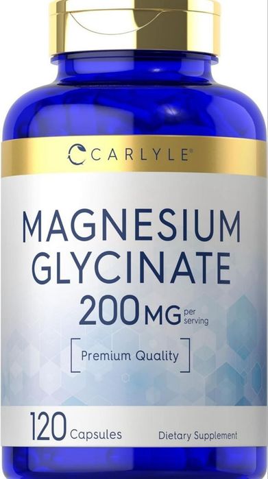 Magnesium glycinate глицинат  магния 200 мг 120 кап USA