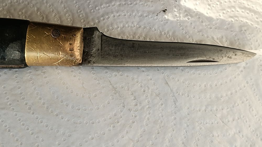 Briceag de Colecție Unicat Sardinian Conaz Pattada - Mâner Corn, Handmade Italia