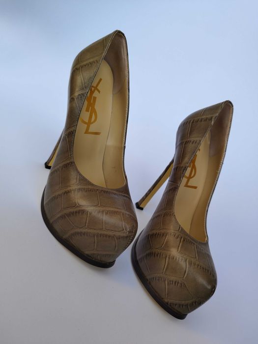 Туфли / крокодил / Yves Saint Laurent