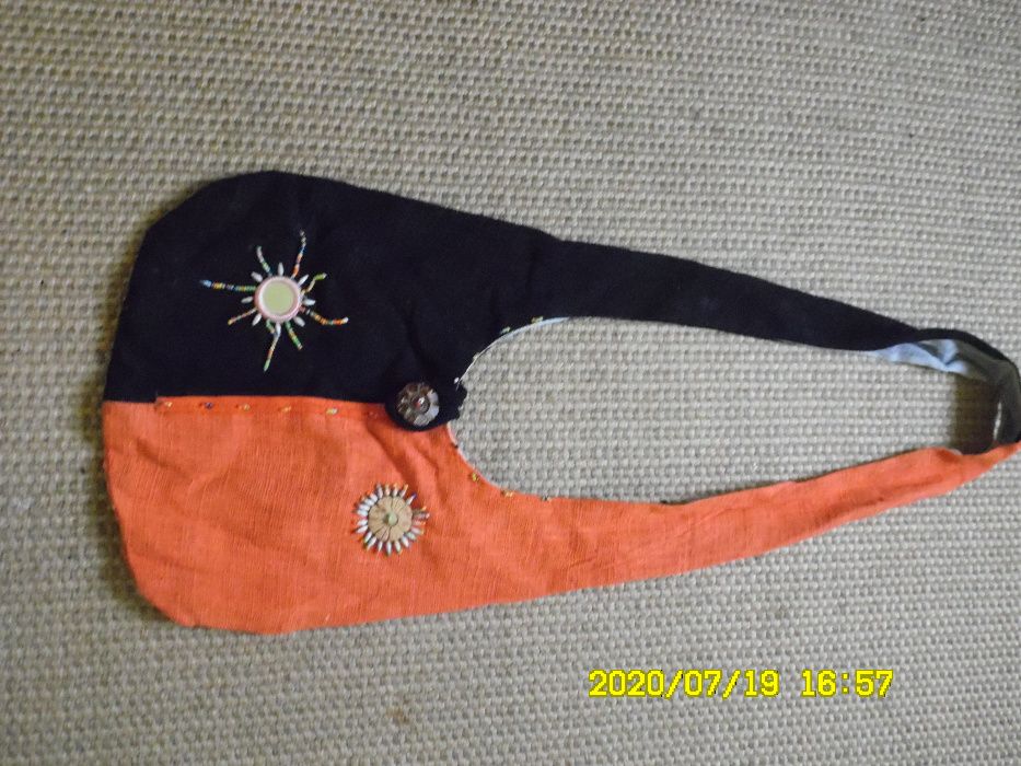 Geanta colorata din panza