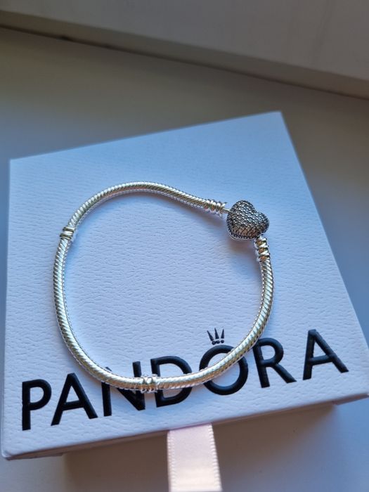 Bratara inimioara din argint cu stanta S925 ALE