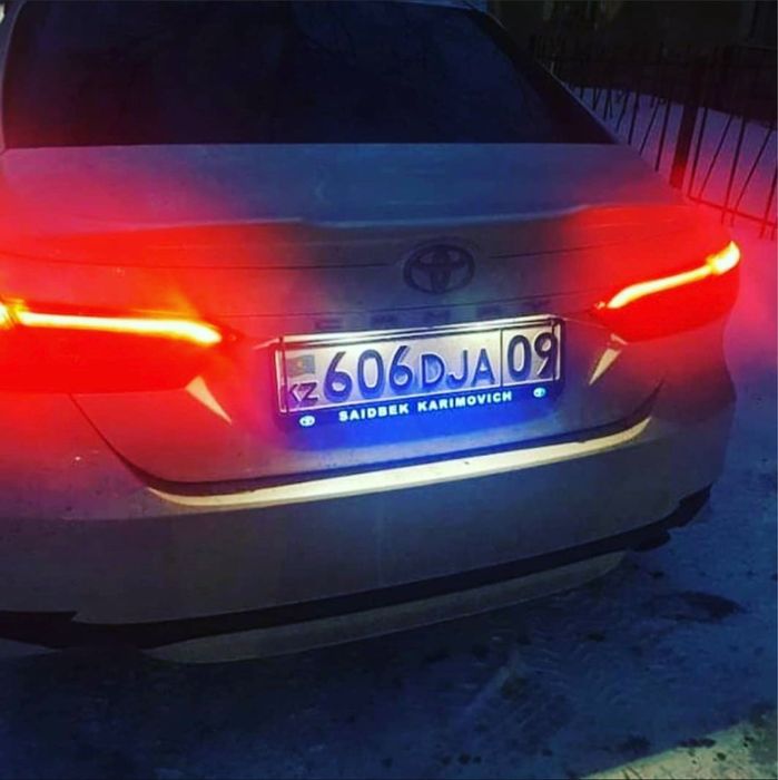 Именные лед подномерники