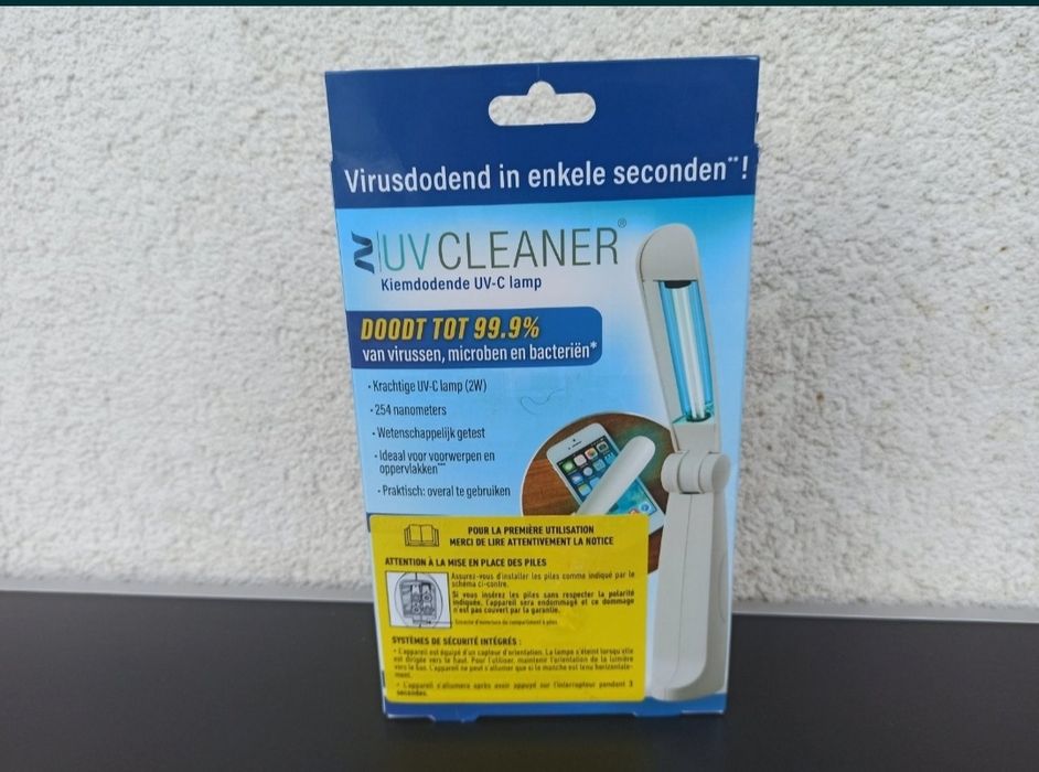 Lampa uv c portabila anti bacterii virusi germen ochelari de protectie