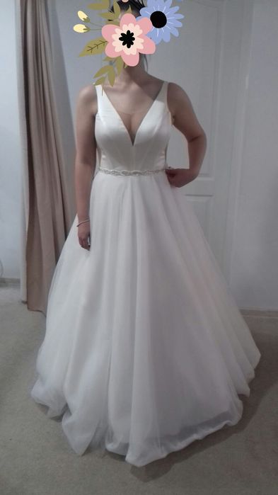 Rochie de mireasa simpla, Altesse Bridal, marime 40