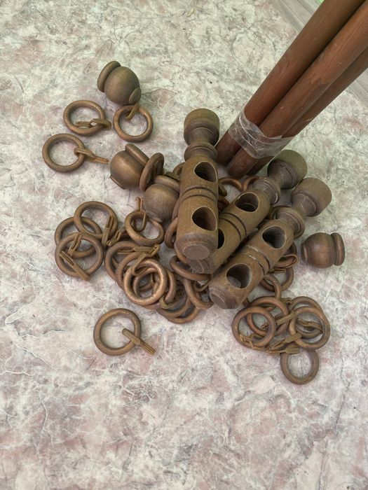 Гардина деревянная