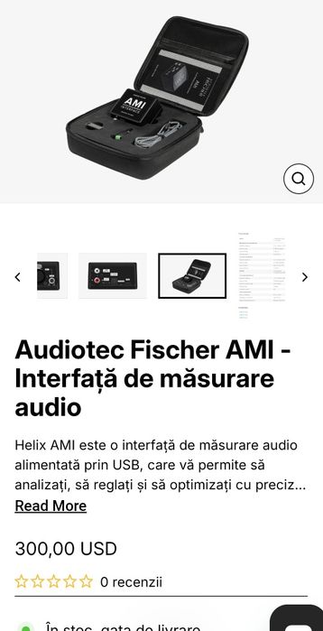 Audiotec Fischer AMI - Interfață de măsurare audio
Helix AMI este o in