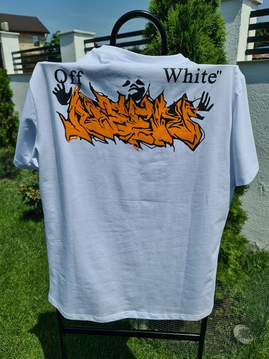 Oferta-Reducere-Discount-Promotie-Tricou-Off-White-Calitate-Premium-Nou-Bumbac-Poze-Reale-L-Stoc