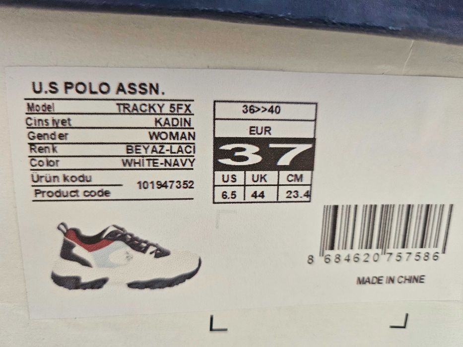 Маратонки U.S POLO ASSN. , 37 номер